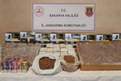 Sakarya’da kaçakçılık operasyonu: 120 kilo tütün ve yüz binlerce makaron ele geçirildi
