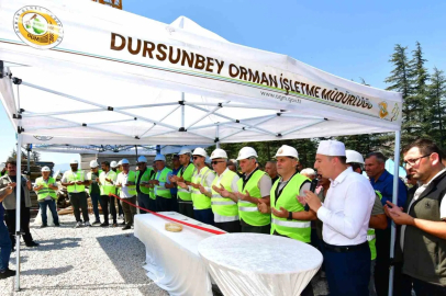 Dursunbey’de orman işletmesine yeni hizmet binası
