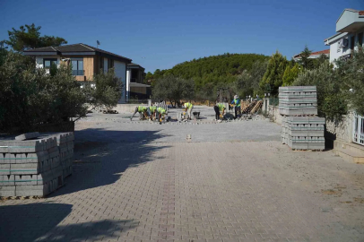 Ayvalık’ta yol yapım seferberliği
