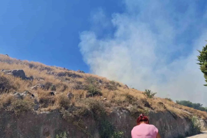 Bodrum’da makilik yangını
