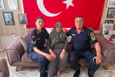 Şehit ailesine vefa ziyareti
