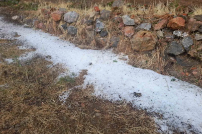 Bozkır’da sağanak ve dolu etkili oldu
