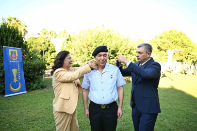 Antalya İl Jandarma Komutanlığında rütbe terfi töreni
