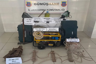 Gümüşhane’de izinsiz kazı yapan 3 kişi yakalandı
