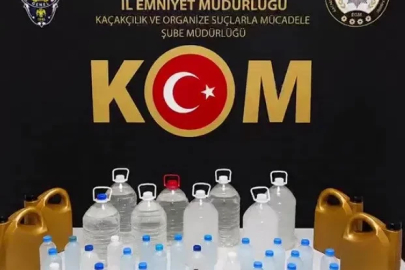 Edirne’de sahte içki operasyonu
