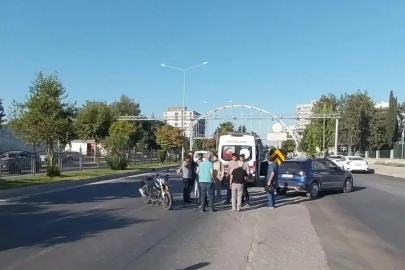 Adıyaman’da otomobil ile motosiklet çarpıştı: 1 yaralı
