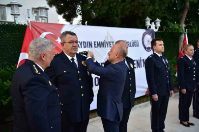 Aydın Emniyeti’nde terfi töreni düzenlendi
