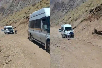 Cennet-Cehennem Vadisi’ne giden turistler yolda kaldı
