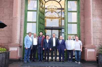 Kayserispor, Bursaspor yönetimini ağırladı

