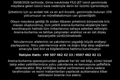 Filo Denizcilik’ten Girne açıklarındaki kaza sonrası açıklama: Yolcu yakınları için kriz ve bilgilendirme hattı kuruldu
