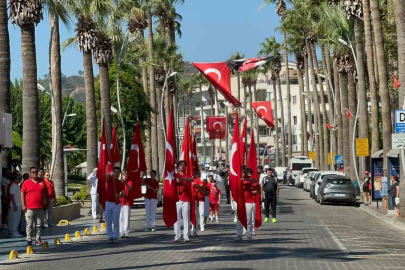 30 Ağustos Zafer coşkusu Marmaris’te törenler ile başladı
