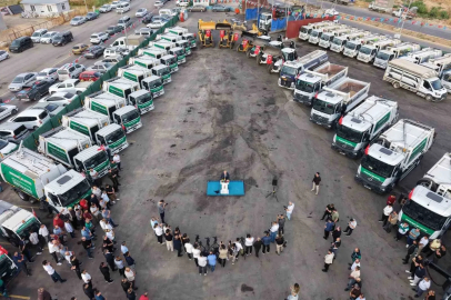 Onikişubat Belediyesi 200 milyon liralık yatırımla 30 yeni hizmet aracı aldı
