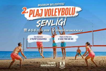 Plaj Voleybolu Şenliği Gündoğan’da
