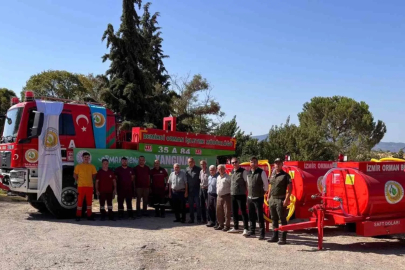 Demirci’de orman yangınlarına karşı 3 tonluk güç
