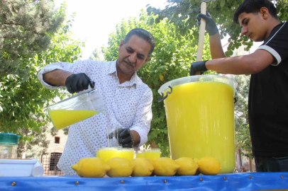 Cizre’de yaz aylarının serinleten lezzeti: Cizre limonatası

