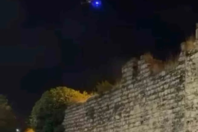 Polisten dronlu alkol denetimi
