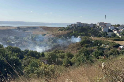 Büyükçekmece’de korkutan tarla yangını: Dumanlar metrelerce yükseldi
