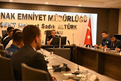 Şırnak’ta ağustos ayı güvenlik toplantısı gerçekleştirildi
