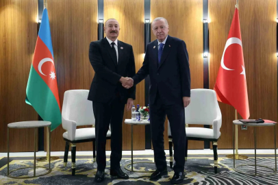 Cumhurbaşkanı Erdoğan, Aliyev ile görüştü
