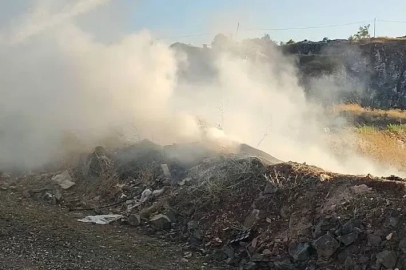 Pazaryeri’nde çöplük yangını korkuttu

