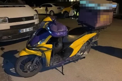 Bolu’da taksi ile motokurye çarpıştı: 1 yaralı
