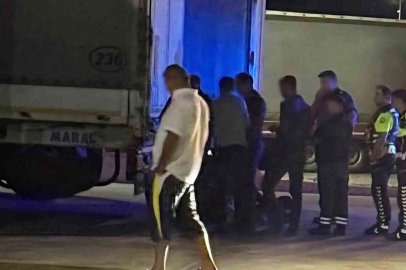 Hamzabeyli tır larkında 3 düzensiz göçmen yakalandı
