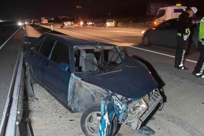 Karaman’da 2 otomobil çarpıştı: 3 yaralı
