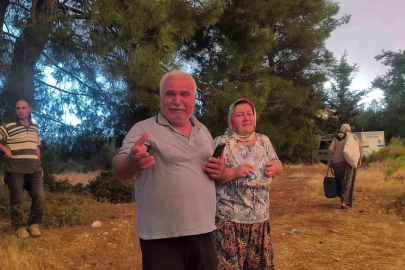 Yangını gözyaşları içinde izlediler
