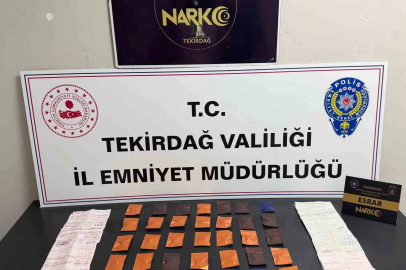 Zehri cips paketine ve ıslak mendile gizlemişler: Tekirdağ’da zehir tacirlerine darbe
