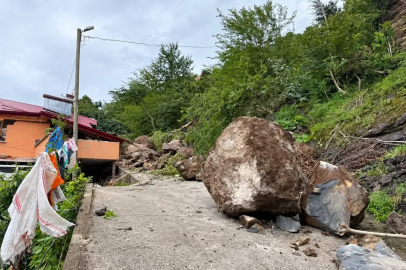 Fındık yevmiyesinde olan aile faciadan kurtuldu
