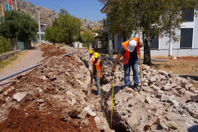 Marmaris Yeşilova Mahallesi’nde içme suyu şebekesi genişletiliyor
