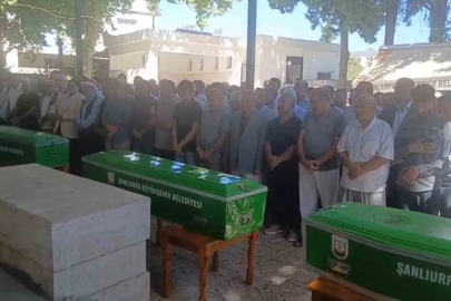 Kazada ölen aynı aileden 4 kişi defnedildi
