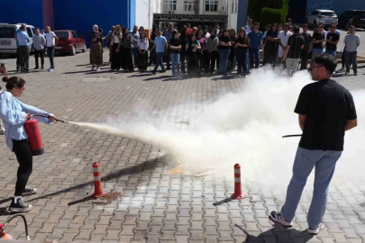 KBÜ Tıp Fakültesinde deprem ve yangın tatbikatı
