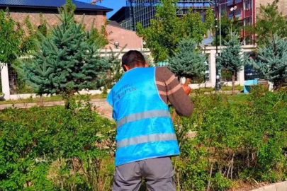 Patnos’ta denetimli serbestlik yükümlülerinden camilerde temizlik çalışması
