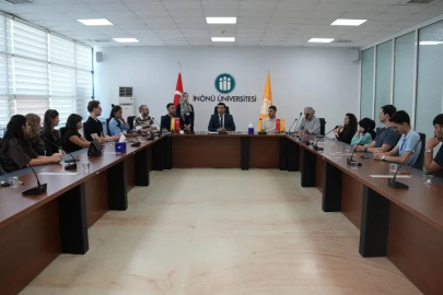BRIDGE Projesi Heyeti, İnönü Üniversitesini ziyaret etti
