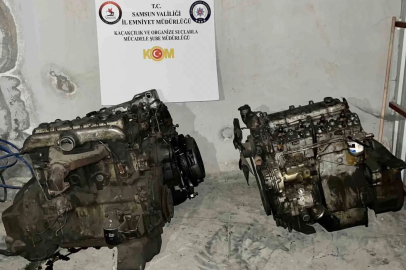 Samsun’da 3 gümrük kaçağı otomobil motoru ele geçirildi
