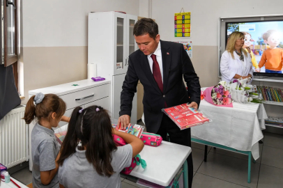 Başkan Aydın’dan öğrencilere yeni eğitim yılı ziyareti