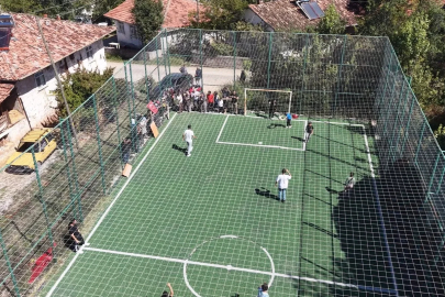 Köy çocuklarının futbol sevgisi lige dönüştü
