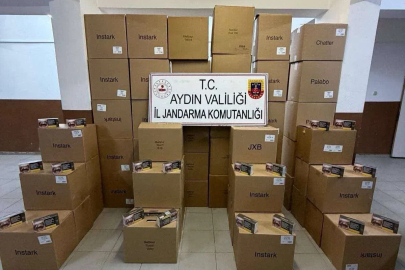 Köşk’te durdurulan araçtan 630 bin kaçak makaron çıktı
