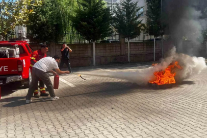 Muğla’da Aile ve Sosyal Hizmetler personeline yangın eğitimi verildi
