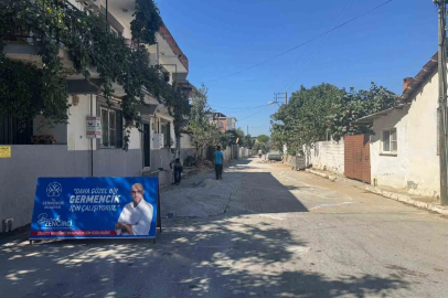 Germencik’te cadde ve sokaklarda çalışmalar hız kesmeden sürüyor
