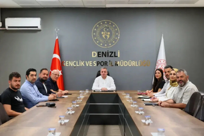 Denizli’de yeni futbol sezon öncesi antrenman  saha planlaması yapıldı
