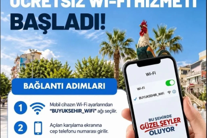 Denizli Büyükşehirden ücretsiz ve güvenli internet
