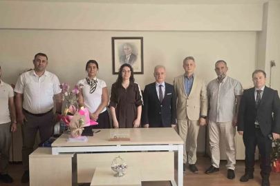 Erzincan 112 Başhekimliğine atanan Yılmaz’a hayırlı olsun ziyareti
