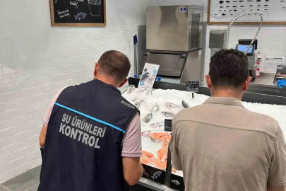 Didim’de su ürünleri satış yerleri denetlendi
