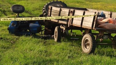 Bursa’da traktörün altında kalan çiftçi öldü