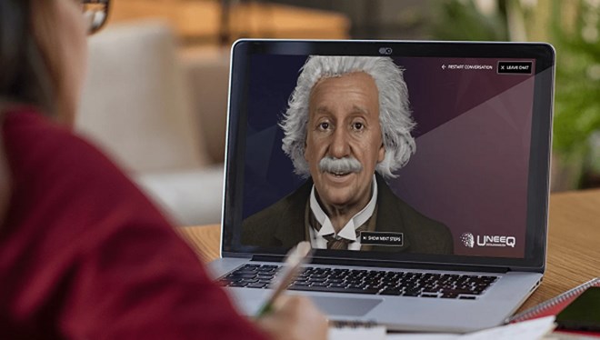 Einstein dijital olarak hayata döndürüldü