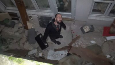 Bursa’da hırsız bodrum katta mahsur kaldı