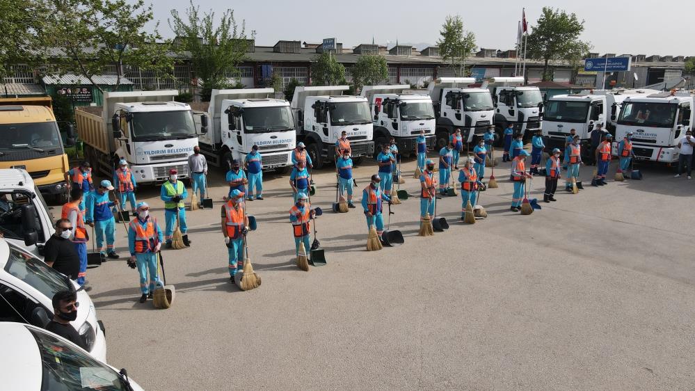 Yıldırım Belediyesi’nden hijyen seferberliği