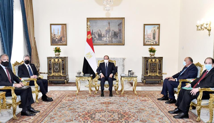 Blinken, Mısır Cumhurbaşkanı Sisi ile görüştü